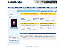 Tablet Screenshot of locallingo.com